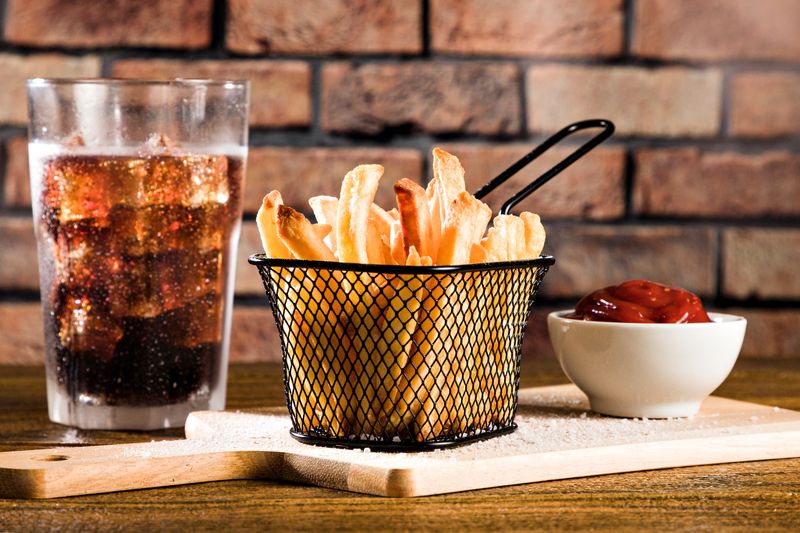 waffle fries seasoned